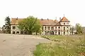 Hořiněves; zámek, zahradní průčelí