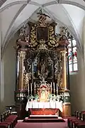 Farní kostel sv. Martina v Grafenschlagu (interiér)