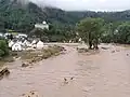 Údolí řeky Ahr v obci Altenahr, zemský okres Ahrweiler