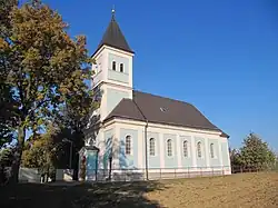 Pohled na kostel