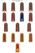 Značení 1930–1937, na rameni blůzy