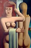 Heinrich Hoerle: Dvě ženy (1930)
