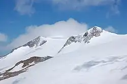 Hohes Aderl, Rainertörl a Rainerhorn od jihozápadu (Weißspitze)