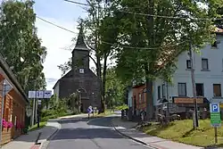 centrum s kostelem