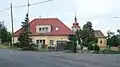 Přestavěná budova původní školy