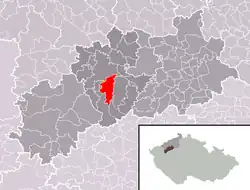 Holedeč na mapě