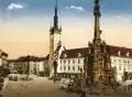 Historický obrázek sloupu Nejsvětější Trojice