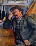 Kuřák dýmky (kolem roku 1890) olej na plátně, 90 × 72   cm, Ermitáž
