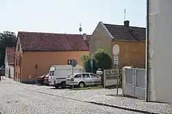 Horšovský Týn - místo zbořených měšťanských domů čp. 43 a 43 v Lobkovicově ulici (1).jpg