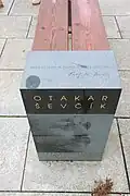 Pamětní lavička v Horažďovicích