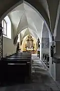 vedlejší loď - levá - severní