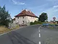 Křižovatka, dům je již v Polsku