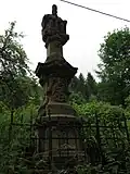 Horní Houžovec, socha Nejsvětější Trojice.JPG