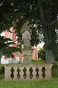Horní Stropnice, Hojná Voda, socha sv. Jana Nepomuckého (2020-07-07; 01).jpg