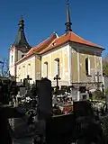 Kostel svatého Michala ze hřbitova