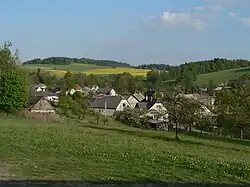 Pohled od kostela