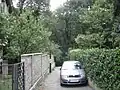 Přístup do parku z Dolní ulice