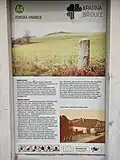 Informační tabule u hospody Grafenau