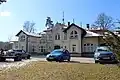 Hospodářská budova západně od Hubatkovy vily