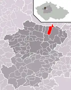 Hospozín na mapě