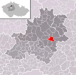 Hostín na mapě