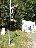 Rozcestníky na trase