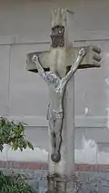 Křížek v zahradě domu čp. 91