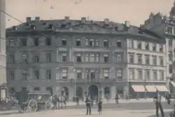 Hotel Modrá Hvězda (asi okolo roku 1905)