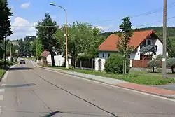 Rokycanská ulice v Nové Huti