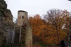 Hrad Cimburk, zřícenina (Koryčany) 1.JPG