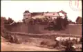 Hrad v Nových Hradech, severozápadní strana, 1878
