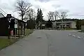 Obchod a autobusová zastávka