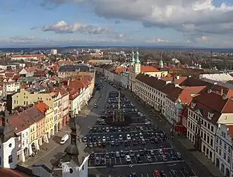 Pohled od na Velké náměstí z Bílé věže