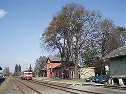 Motorový vůz 810 v Hradci nad Moravicí