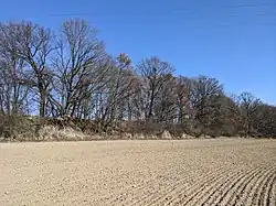val akropole hradiště v březnu 2022