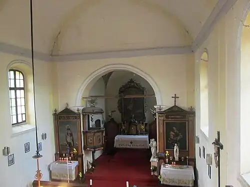 Interiér kostela