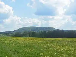 Hrazený, pohled od Weberovy chaty