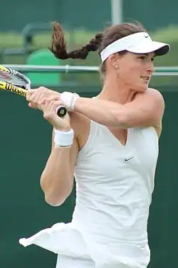 Eva Hrdinová ve Wimbledonu 2013