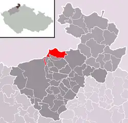 Hřensko na mapě