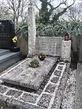 Hrob Jaroslava Kadainky na hřbitově Šárka, Praha 6 - Dejvice