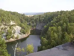 Pohled na jezírko