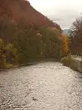 Úpatí Urpínu s řekou Hron