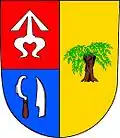 Znak obce Hrubá Vrbka
