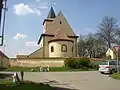 Kostel od východu