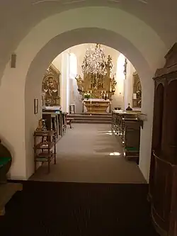 Interiér kostela
