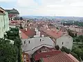 Z terasy směrem na Lobkovický palác