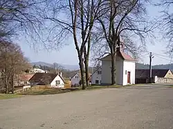 Náves v Hubenově