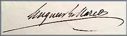 Hugues Bernard Maret, vévoda z Bassana – podpis
