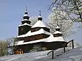 Cerkev svatého Michaela Archanděla ve skanzenu v Humenném