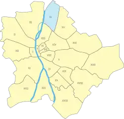 Újpest na mapě